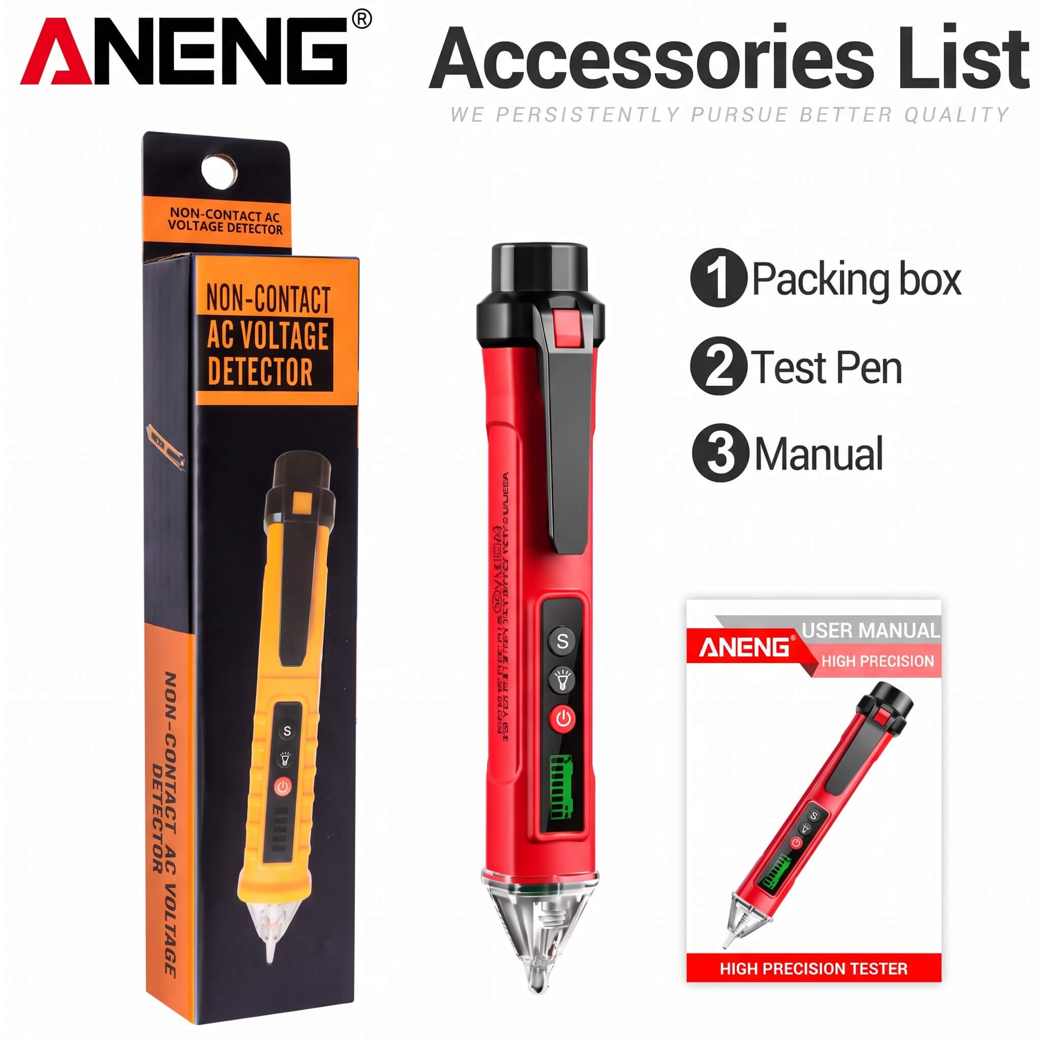 ANENG VC1010 Detector digital inteligente